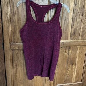 Lululemon racerback tank. Red/grey heathered.